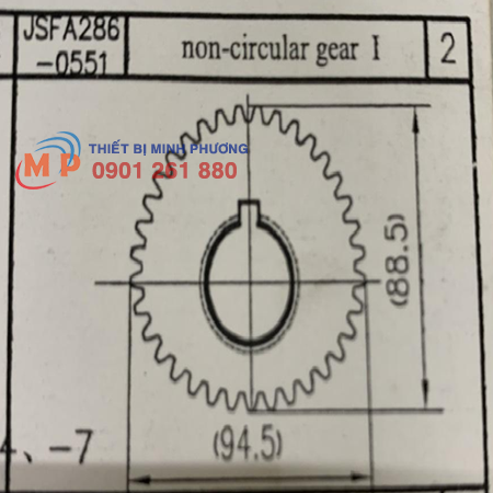 BÁNH RĂNG JSFA286-0551